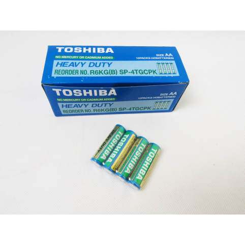 Батарейки Toshiba синяя R6 (АА) 