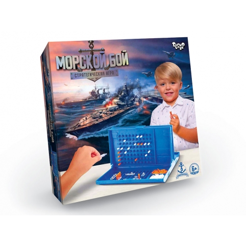 Настільна розважальна гра "Морський бій" рос/укр (10) рис. 1