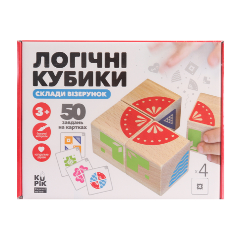 Логічні кубики Склади візерунок, 900477