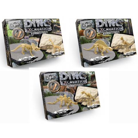 Набір для проведення розкопок DINO EXCAVATION динозаври Danko toys