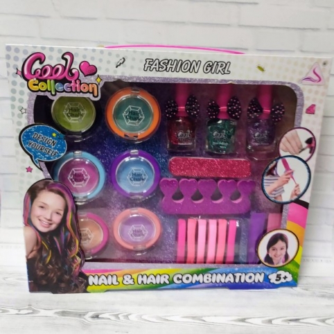 Набор детской косметики для волос YG Toys с маникюрным набором (J-2007)