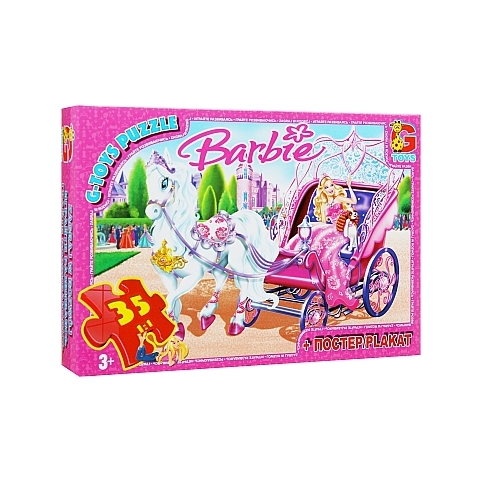 Пазлы "Barbie", 35 элементов, BA006 - G-Toys 