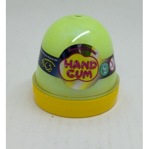 Лизун-антистресс ТМ Mr.Boo Hand gum желтый, 120 г(80101)