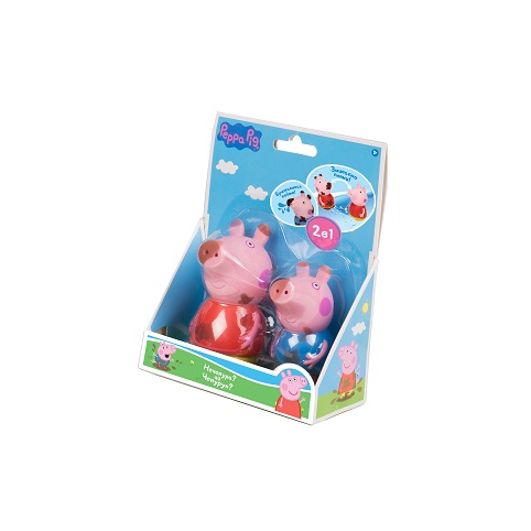 Іграшки для ванни, що змінюють колір Пеппа та Джордж TM Peppa Pig