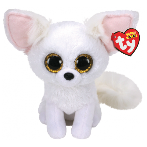 Дитяча іграшка мяконабивна TY Beanie Boos 36225 Біла лисиця FENNEC 15см