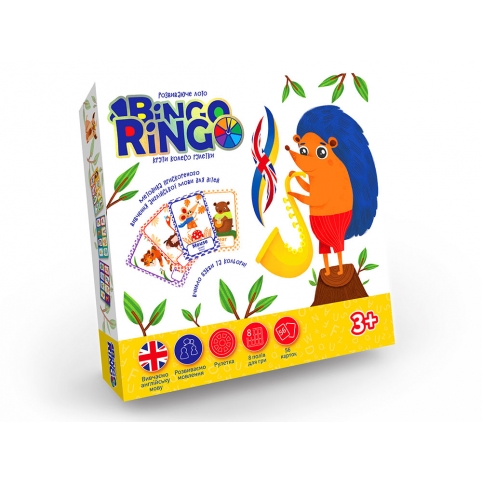 Настільна гра &quot;BINGO RINGO&quot; укр. - англ. рис. 1