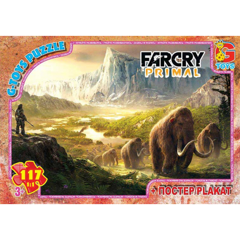 FCP02 Пазли ТМ "G-Toys" із серії "Far Cry. Тваринний світ", 117 ел.