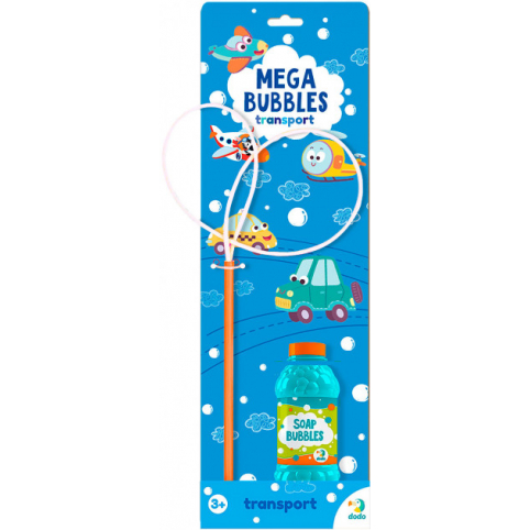 Мильні бульбашки Mega Bubbles Транспорт 450 мл