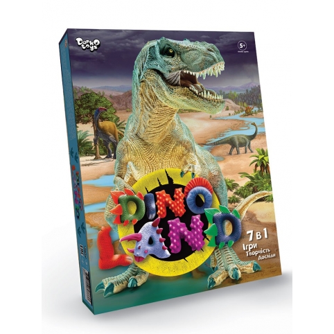 Креативна творчість &quot;Dino Land&quot; 7 в 1 укр рис. 1