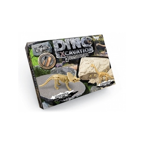 Набор для проведенния розкопок &quot;DINO EXCAVATION&quot; динозавры укр.(6), DEX-01-04,05,06  рис. 1