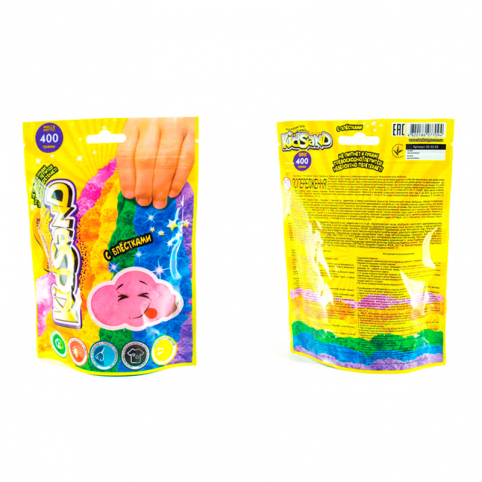 Набір креативної творчості Кінетичний пісок KidSand пакет 400г DankoToys