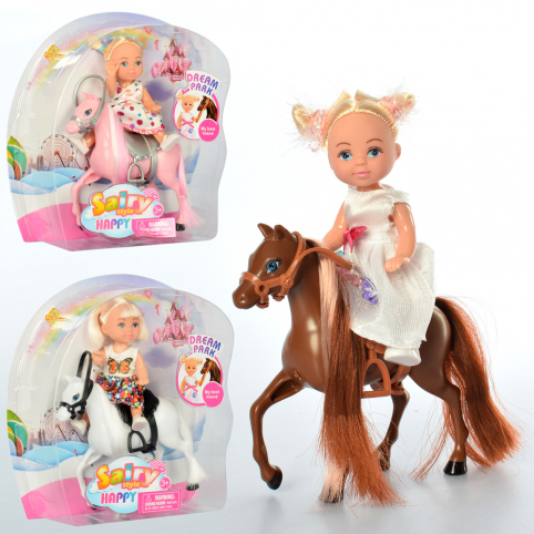 Лялька DEFA 8410 конячка, 3 види, лист: 18-19-6 см