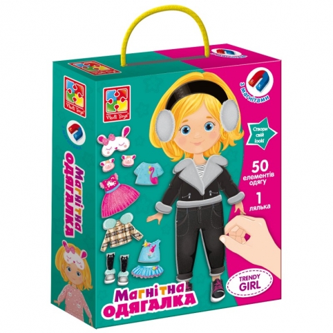 Магнітна одягалка Trendy girl VT3702-23 (укр)