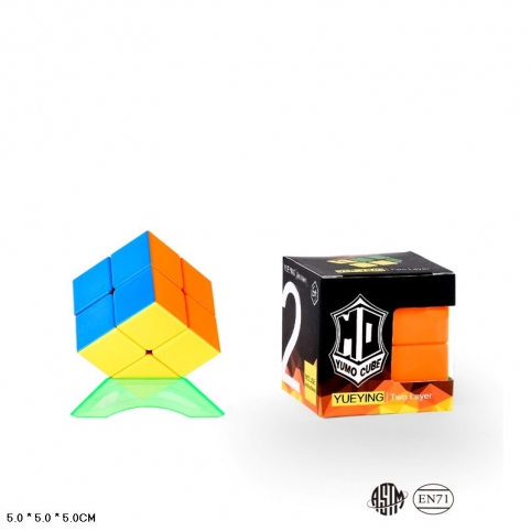 Кубик логика  2 * 2 с подставкой,379005-A в коробке 5 * 5 * 5 см