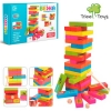 Деревянная игрушка Игра MD 2336 (36шт) Башня, обуч(животные), молоточек, в кор-ке, 24,5-18-5см рис. 1