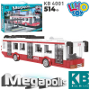 Конструктор KB 4001 тролейбус, зупинка, 514 дет., кор., 45-33,5-7,5 см.