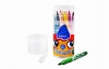 Фломастери-пензлики 21 колір у пластик.банці, Super Washable,1633-21PD,ТМ &quot;Marco&quot; рис. 1