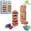 Деревянная игрушка Игра MD 1210 (50шт) башня, 26см, в кор-ке, 27,5-8-8см рис. 1