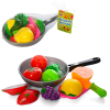 Продукти на липучці 3013C, сковорідка, дощечка, ножик, сітка: 31-18-4 см