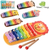 Деревянная игрушка Ксилофон MD 2377 (40шт) животное,32см,8тонов,палочки2шт,5вид, в кор,16-35-4см рис. 1