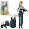 Лялька з вбранням DEFA 8388-BF шарнірна, поліція, сукні, кор 21,5-31,5-5 см