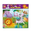 Мягкие пазлы А4 Vladi Toys Зоопарк, 35 элементов, укр (VT1102-33)