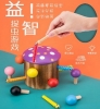 Деревянная игрушка магнитные червячки, грибочки WD2726