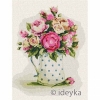 Картина за номерами ідейка   "Тендітні троянди" 30*40 см (КНО3165)